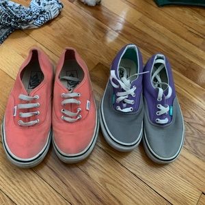 Vans (sold separately)